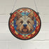 Cairn Terrier Stained Glass Effect Suncatcher